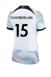 Liverpool Chamberlain #15 Voetbaltruitje Uit tenue Dames 2022-23 Korte Mouw